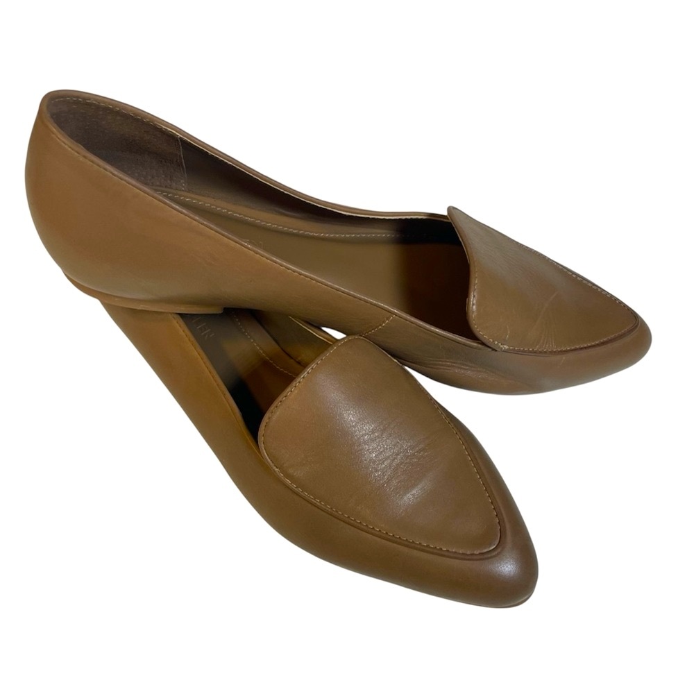 Rebecca Allen Brown Leather Loafers – Flat Heel 👞